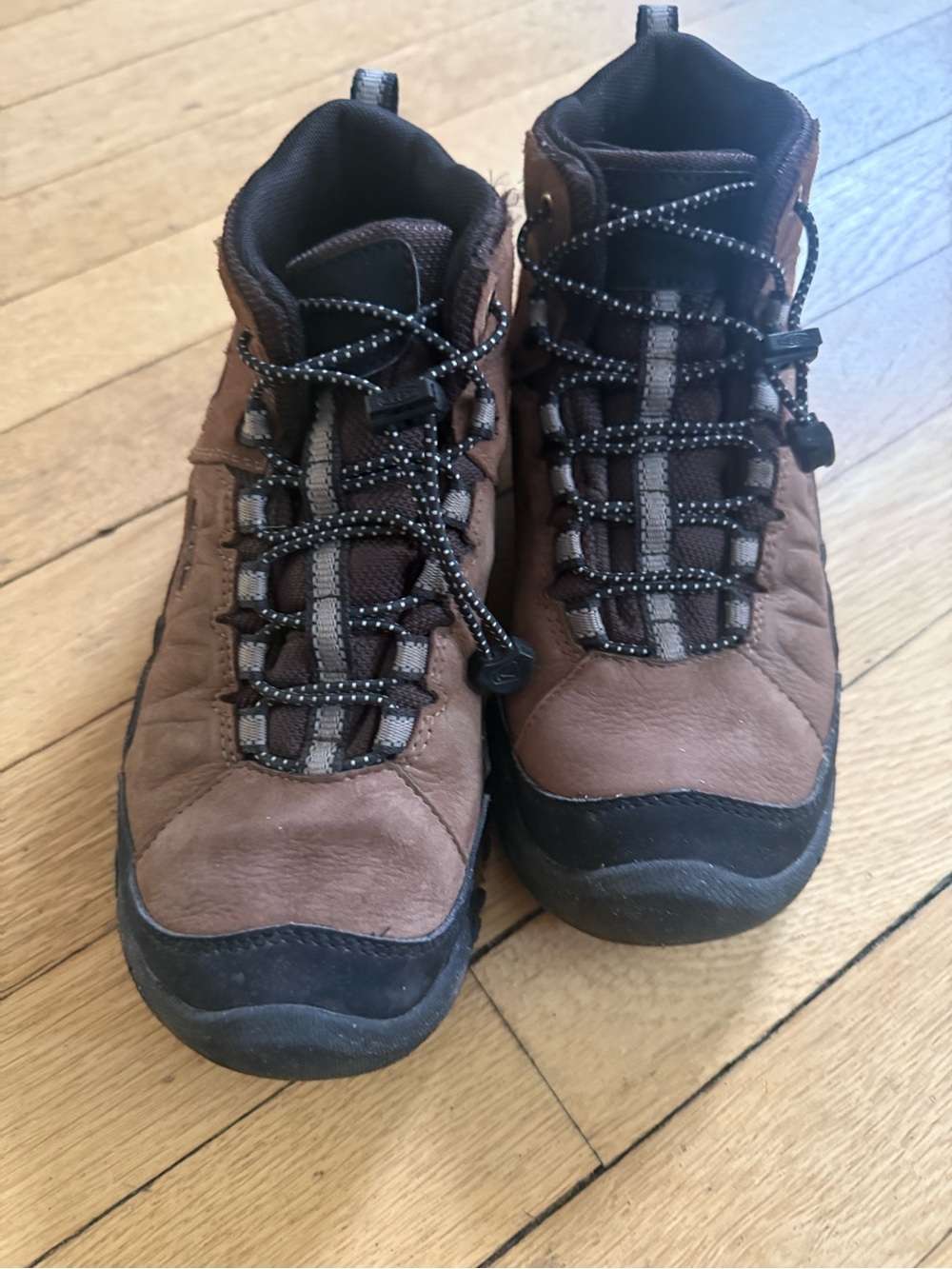Keen Boys Targhee 4 Mid Height Durable Comfortable Waterproof Hiking Boots - Picture 2 of 6